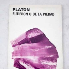 Libros: EUTIFRON Ó DE LA PIEDAD.- PLATÓN