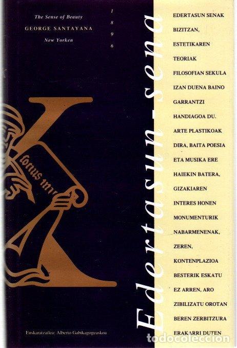 Libros: Edertasun-sena - Santayana, George - Foto 1