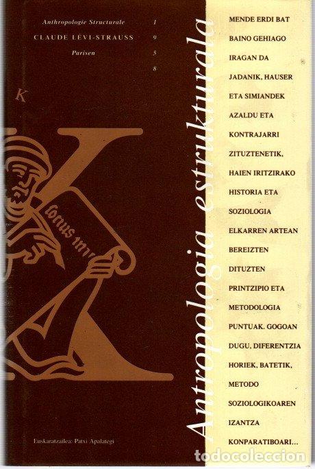 Libros: Antropologia estrukturala - L&eacute;vi-Strauss, Claude - Foto 1