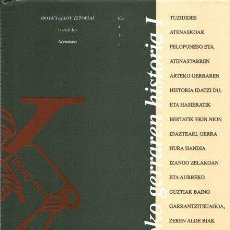 Libros: PELOPONESOKO GERRAREM HISTORIA - TUZIDIDES