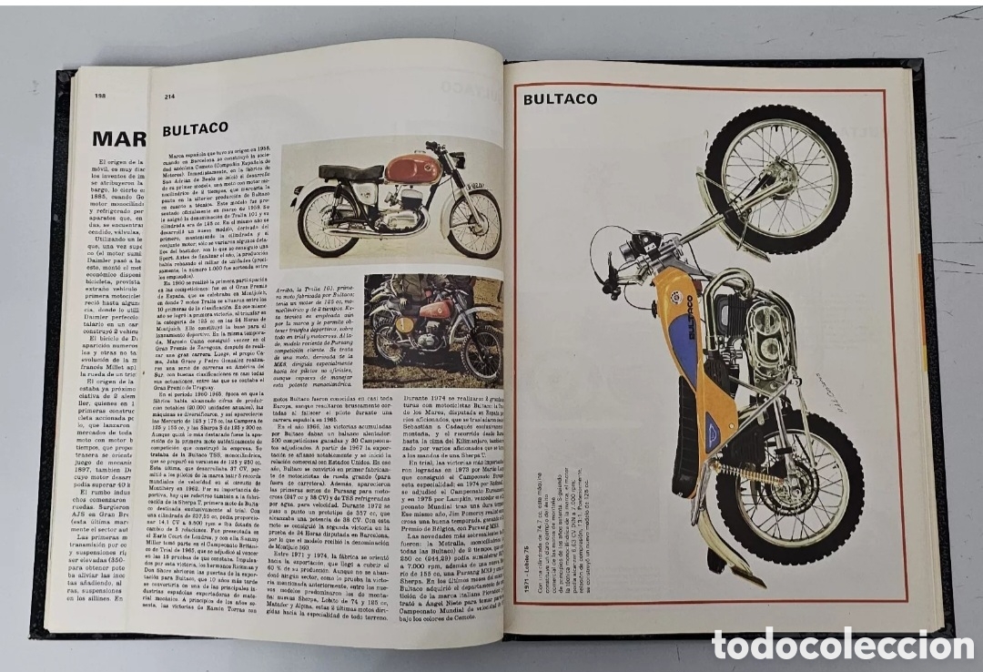 Libros: LIBRO LAS MOTOS (Espa&ntilde;a - Salvat - 1976) - Foto 22
