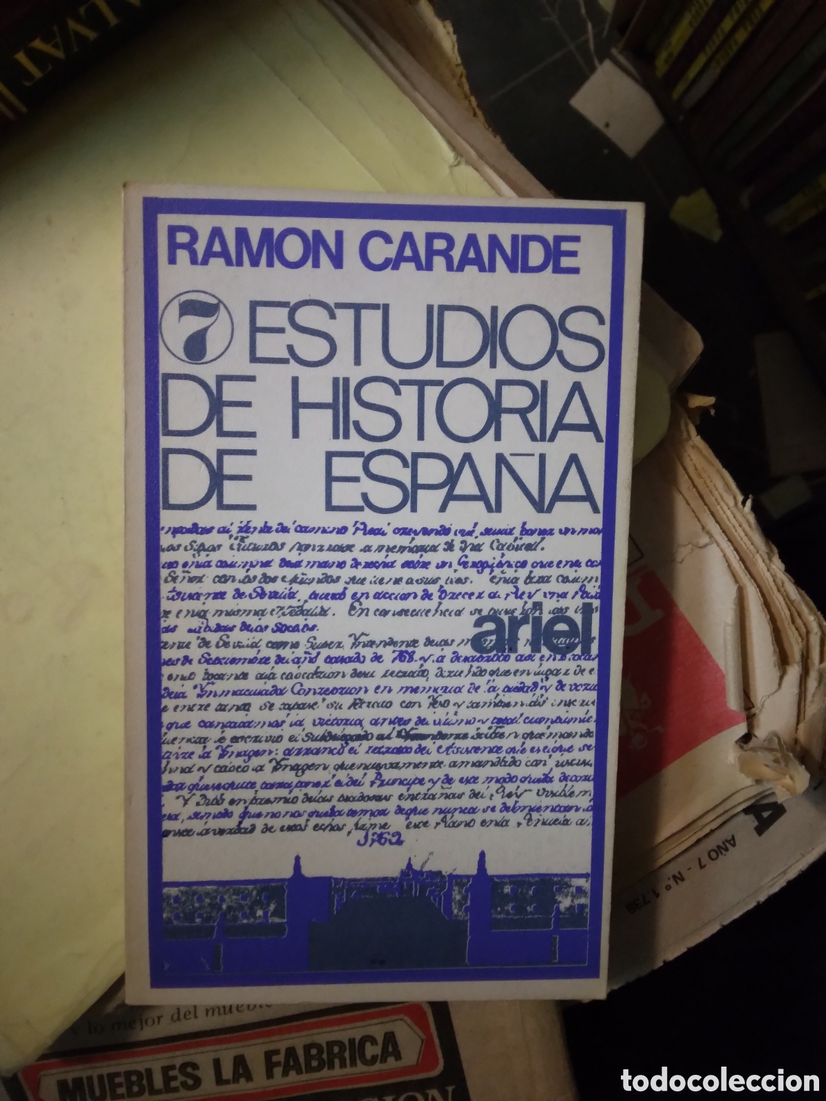 Libros: Ramon Carande, Estudios de historia de Espa&ntilde;a - Foto 1