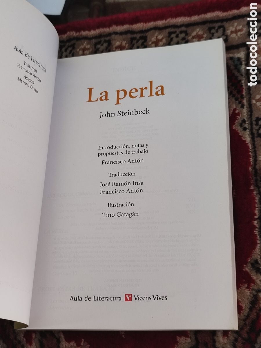 Libros: La perla John Steinbeck Vives - Foto 3