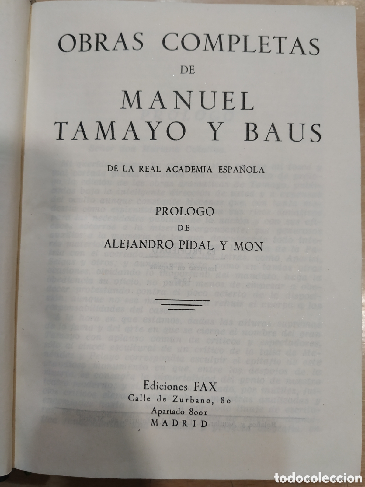 Libros: OBRAS COMPLETAS DE TAMAYO Y BAUS - Foto 4