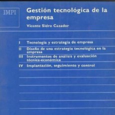 Libros: GESTIÓN TECNOLÓGICA DE LA EMPRESA (9788486805043)