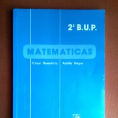 Libros: MATEMATICAS, 2 BUP (9788420508269)