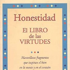 Libros: HONESTIDAD EL LIBRO DE LAS VIRTUDES (9789501518986)