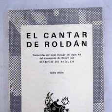 Libros: EL CANTAR DE ROLDÁN