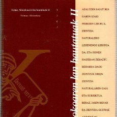 Libros: TOMAS AKINOKOAREN LAN HAUTATUAK II - NO CONSTA AUTOR