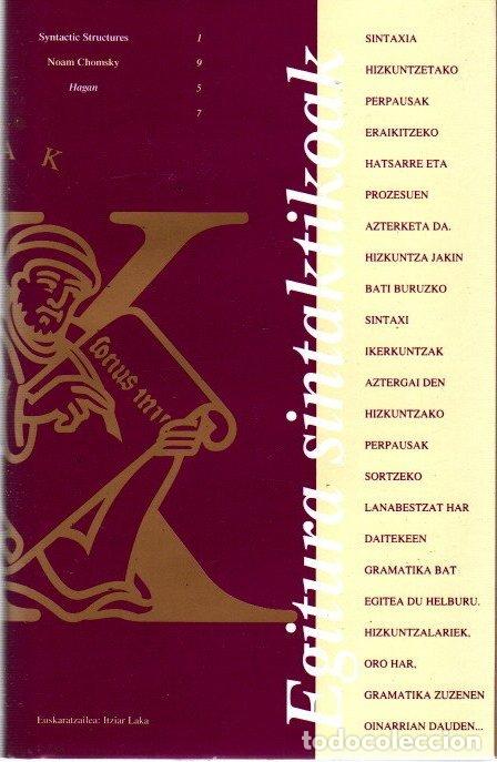 Libros: Egitura sintaktikoak - Chomsky, Noam - Foto 1