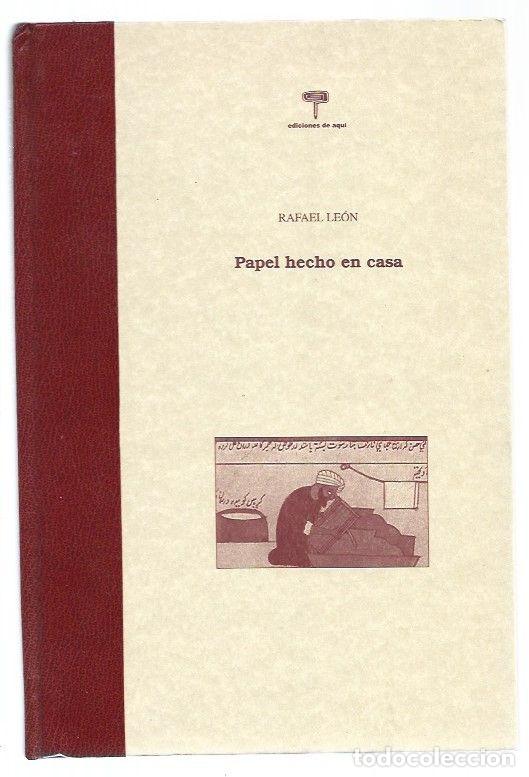 Libros: PAPEL HECHO EN CASA - LEON, RAFAEL - Foto 1