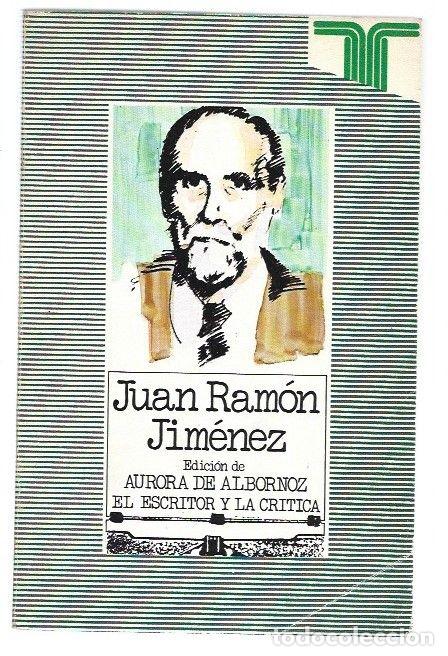 Libros: JUAN RAMON JIMENEZ - ALBORNOZ, AURORA DE (EDICION) - Foto 1