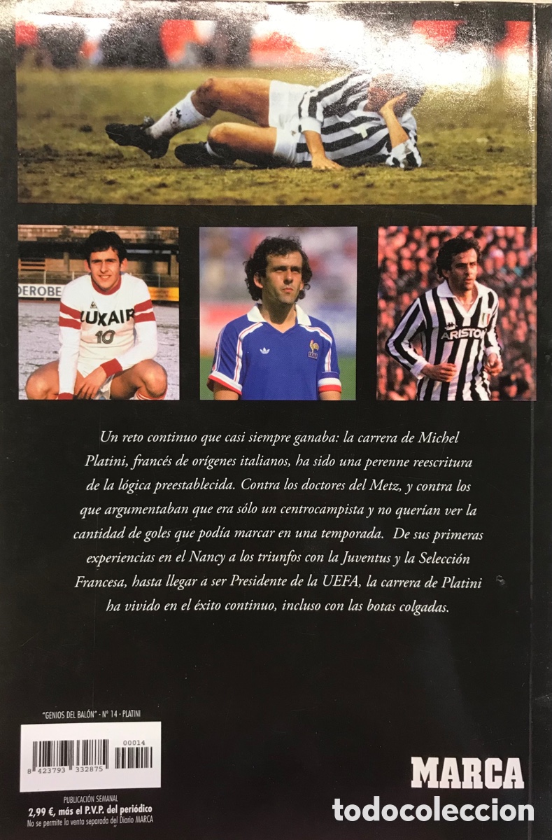 Libros: PLATINI - GENIOS DEL BAL&Oacute;N AL DETALLE n&ordm; 14 - Ediciones Marca 2012 - Foto 3