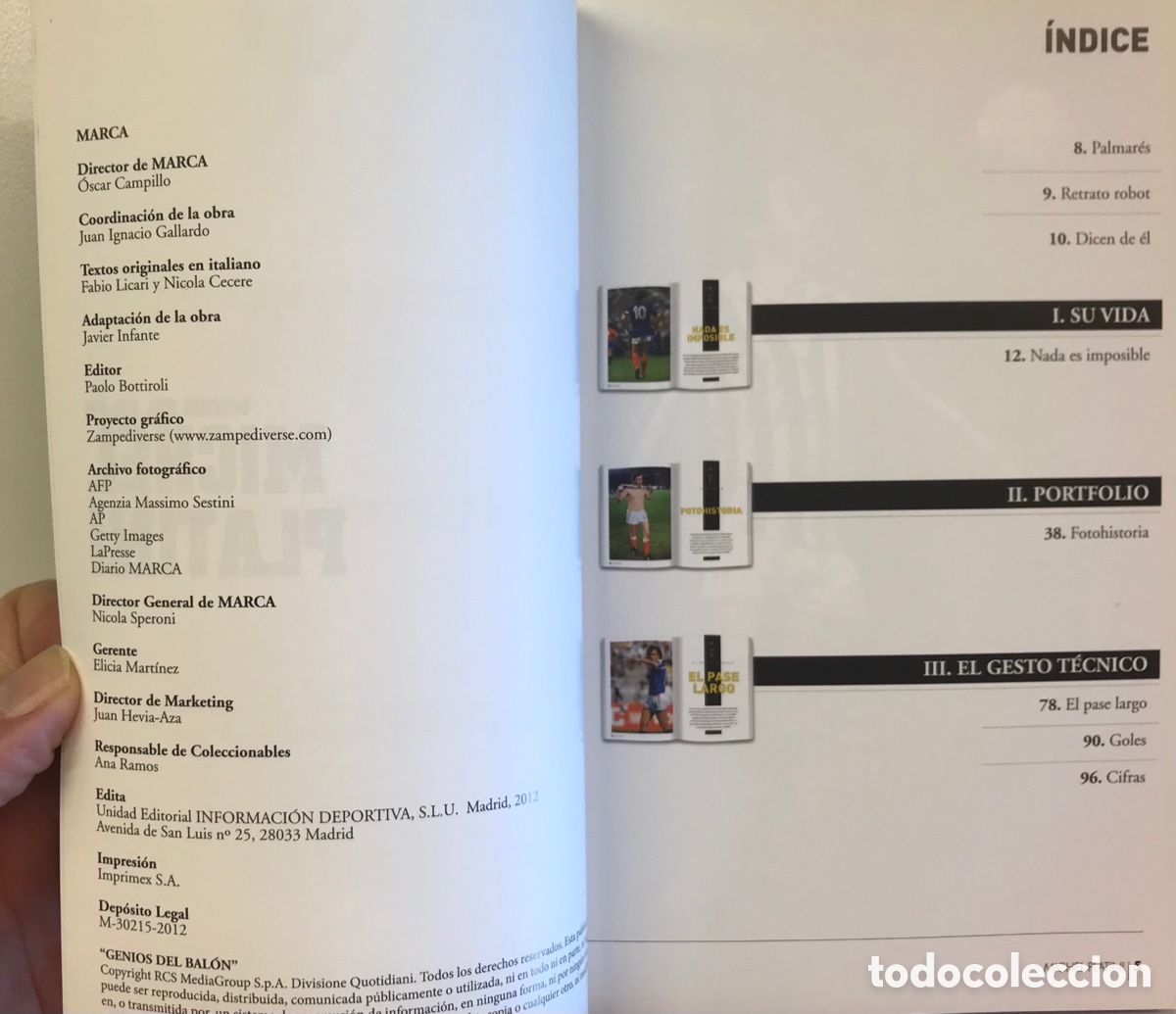 Libros: PLATINI - GENIOS DEL BAL&Oacute;N AL DETALLE n&ordm; 14 - Ediciones Marca 2012 - Foto 4