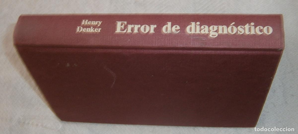Libros: error de diagnostico Henry Denker a&ntilde;o 1981 - Foto 1