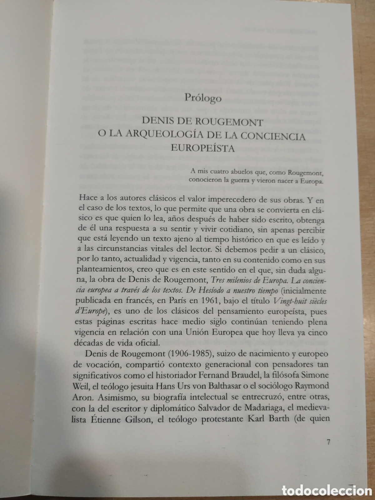 Libros: TRES MILENIOS DE EUROPA. DENIS DE ROUGEMONT - Foto 3