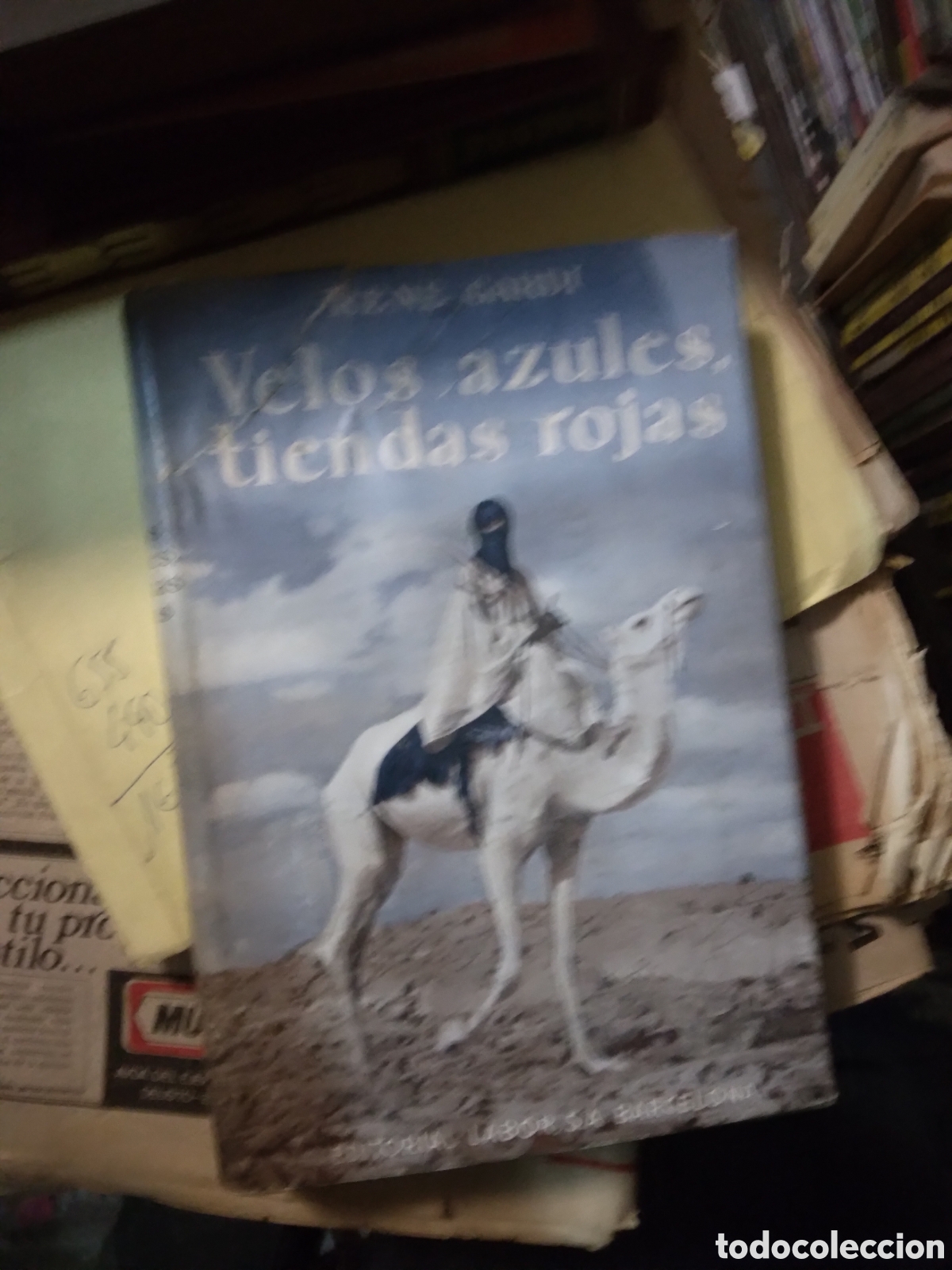 Libros: Rene Gardi, Velos azules tiendas rojas,LABOR - Foto 1