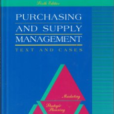 Libros: PURCHASING AND SUPPLY MANAGEMENT (9780070370890)