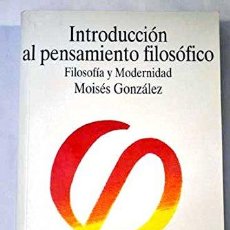 Libros: INTRODUCCION AL PENSAMIENTO FILOSOFICO - 5ª ED. 2000 - (9788430935871)
