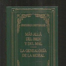 Libros: MAS ALLA DEL BIEN Y DEL MAL; LA GENEALOGIA DE LA MORAL (9788447322732)