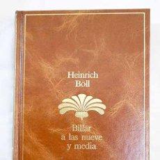 Libros: BILLAR A LAS NUEVE Y MEDIA.- BOLL, HEINRICH