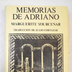 Libros: MEMORIAS DE ADRIANO.- YOURCENAR, MARGUERITE