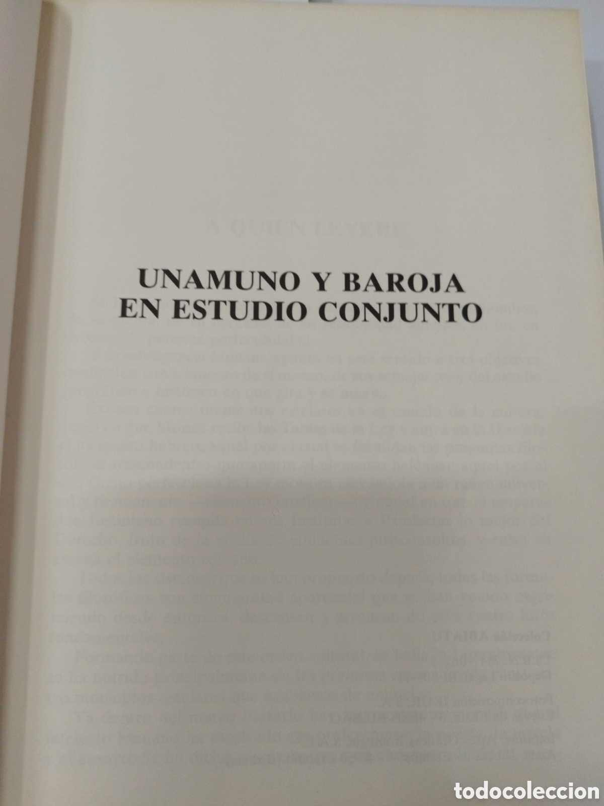 Libros: UNAMUNO Y BAROJA EN ESTUDIO CONJUNTO - BASA&Ntilde;EZ,Jes&uacute;s - Foto 2