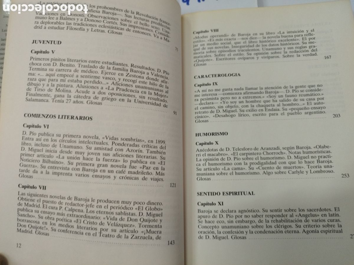 Libros: UNAMUNO Y BAROJA EN ESTUDIO CONJUNTO - BASA&Ntilde;EZ,Jes&uacute;s - Foto 4