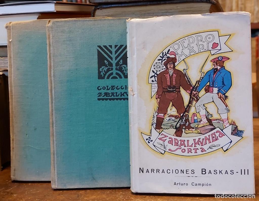 Libros: NARRACIONES BASKAS. 3 tomos. - CAMPION, Arturo - Foto 1