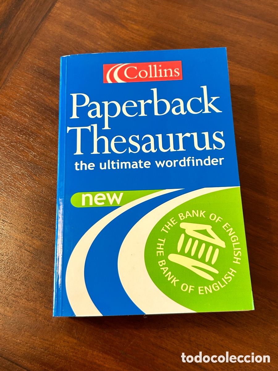 Libros: COLLINS PAPERBACK THESAURUS
