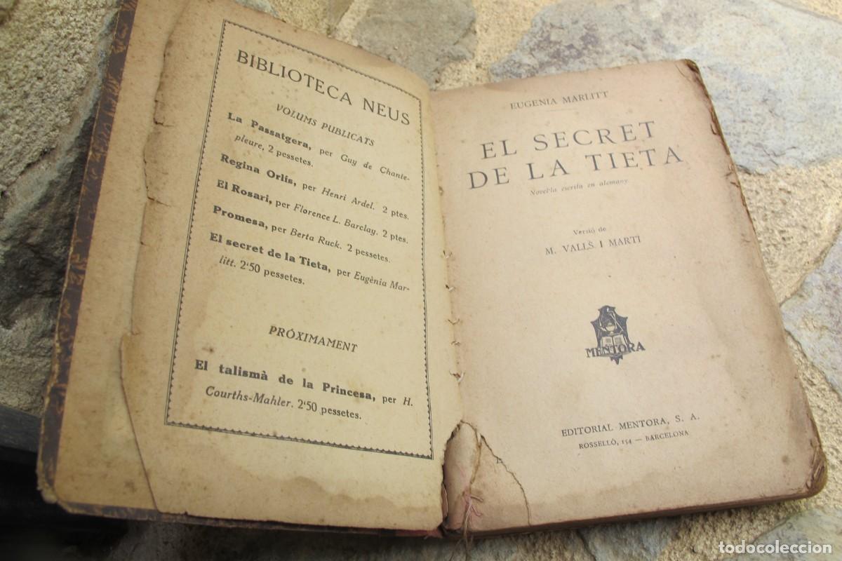 Libros: EL SECRET DE LA TIETA. EUGENIA MARLITT. EDITORIAL MENTORA - Foto 2