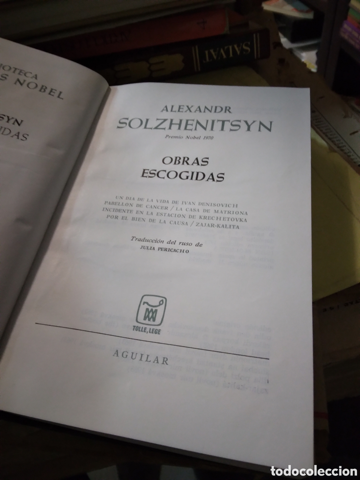 Libros: Alexandre, Solzhenitsyn, Obras escogidas,Aguilar - Foto 2