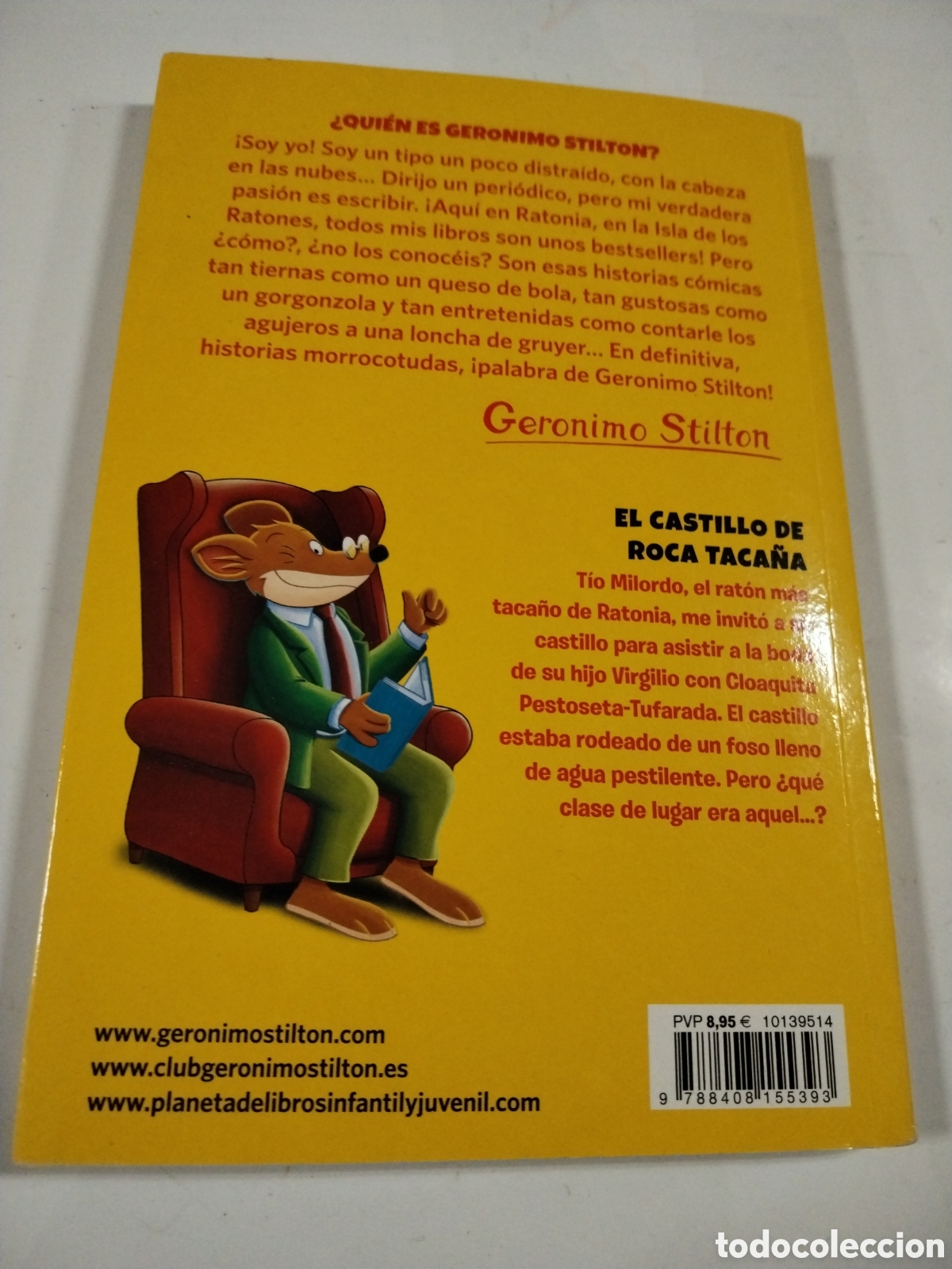 Libros: GS 4 :EL CASTILLO DE ROCA TACA&Ntilde;A GERONIMO STILTON 4. CL* - Foto 2