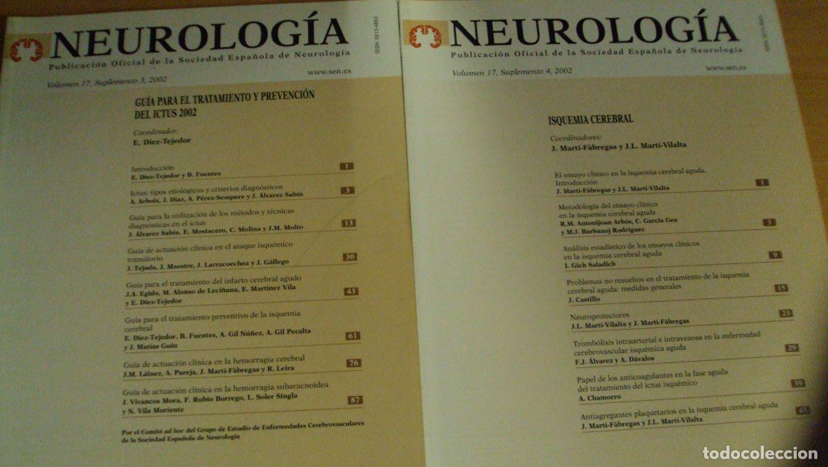Libros: NEUROLOG&Iacute;A. Vol 17 SUPLEMENTOS (4) (3) - Foto 1
