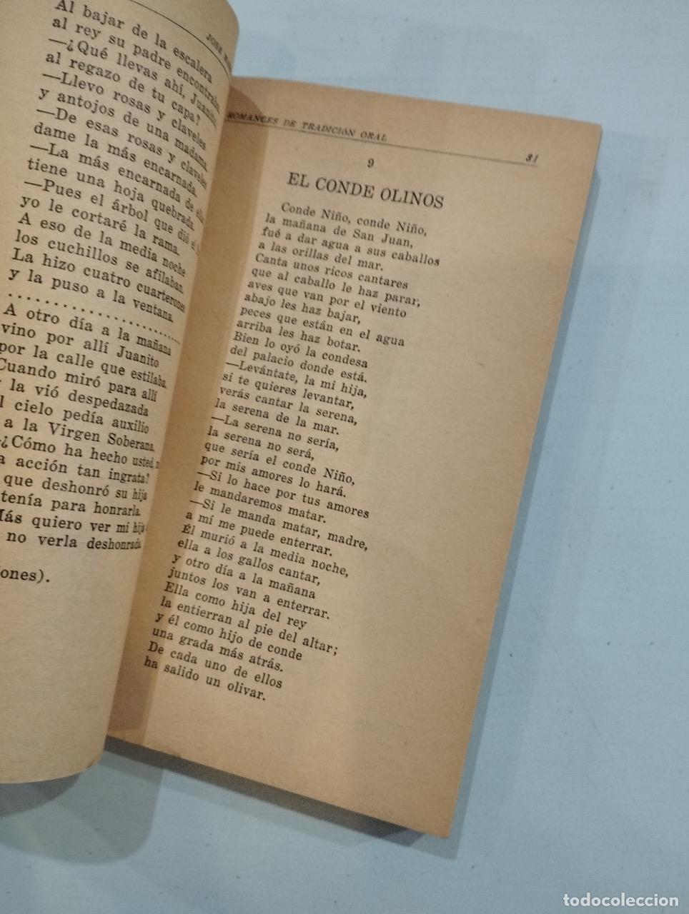 Libros: Jos&eacute; Mar&iacute;a de Coss&iacute;o - Romances de tradici&oacute;n oral - Foto 2