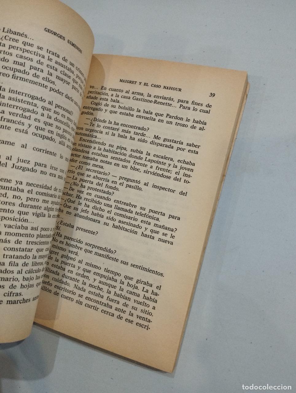 Libros: Georges Simenon - Maigret y el caso Nahour - Foto 2