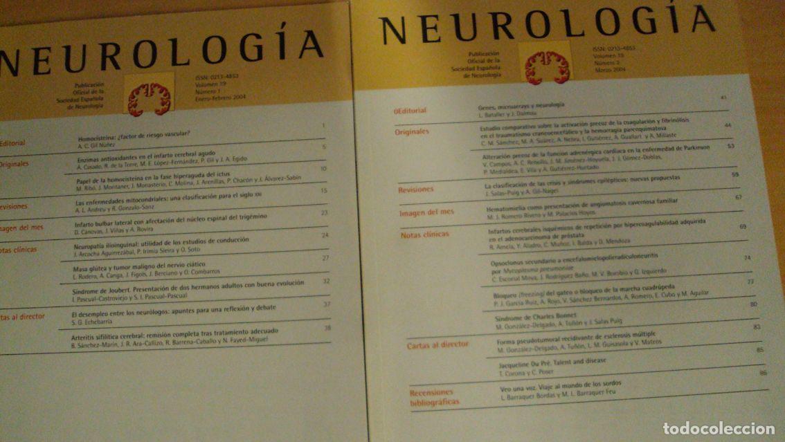 Libros: NEUROLOG&Iacute;A. Vol 19 (1) (2) - Foto 1