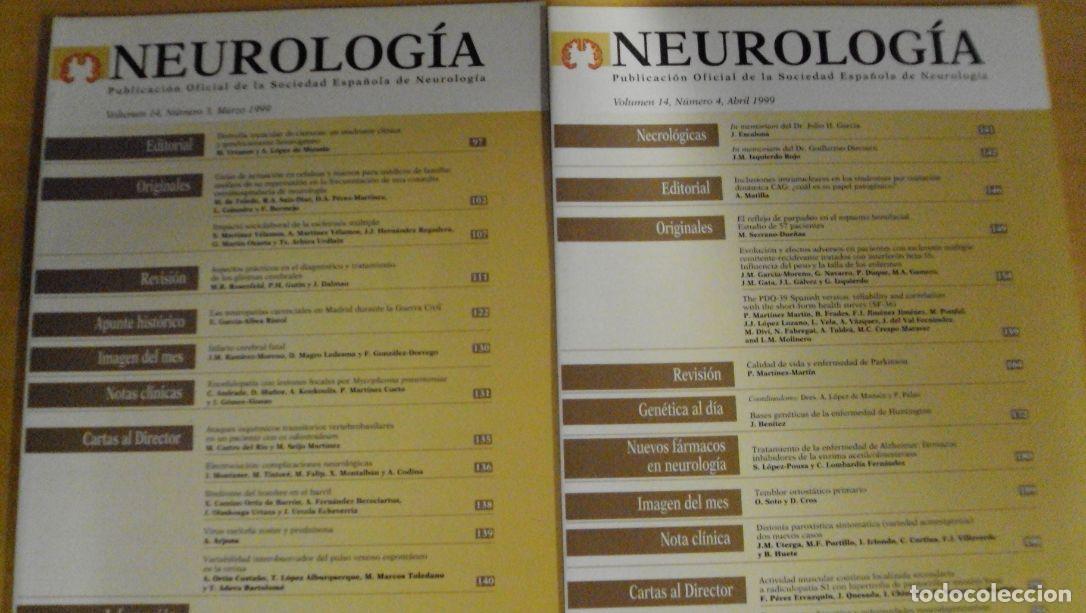 Libros: NEUROLOG&Iacute;A. Vol 14 (3) (4) - Foto 1