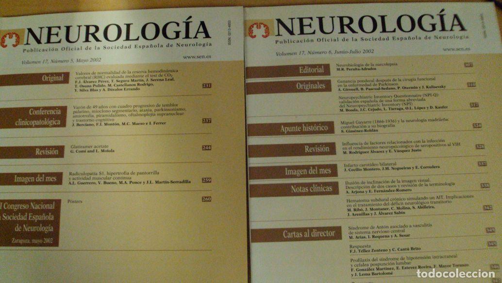 Libros: NEUROLOG&Iacute;A. Vol 17 (5) (6) - Foto 1