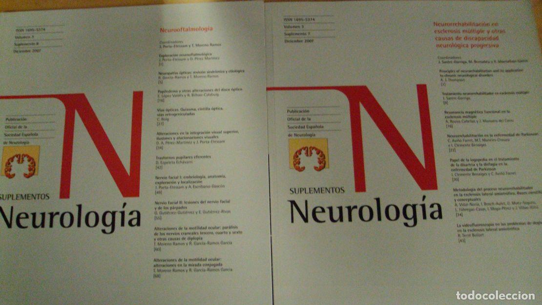 Libros: NEUROLOG&Iacute;A. Vol 3 SUPLEMENTOS (7) (8) - Foto 1