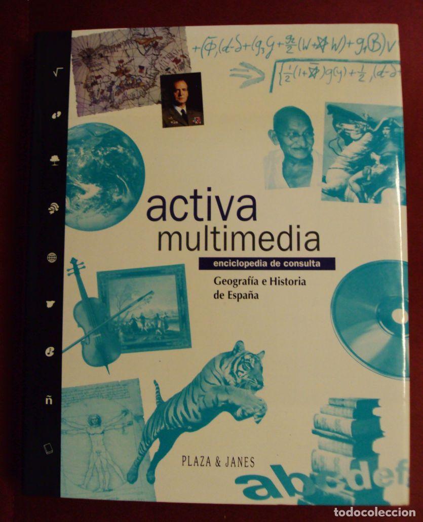 Libros: ACTIVA MULTIMEDIA, geograf&iacute;a e historia de Espa&ntilde;a. 12 Vol - Foto 1