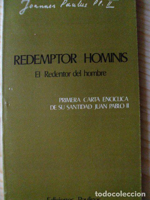 Libros: REDEMPTOR HOMINIS - JUAN PABLO II - Foto 1