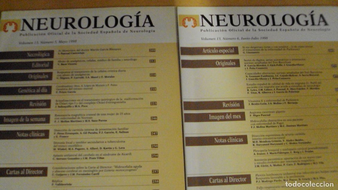 Libros: NEUROLOG&Iacute;A. Vol 13 (5) (6) - Foto 1