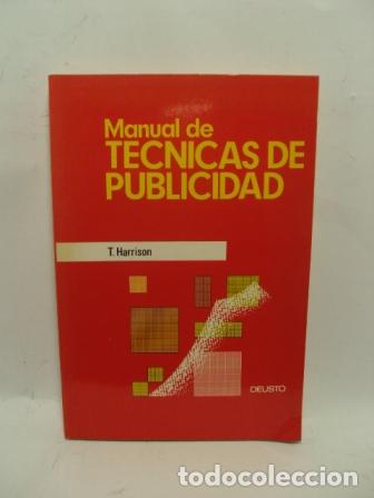 Libros: MANUAL DE TECNICAS DE PUBLICIDAD - T. HARRISON - Foto 1