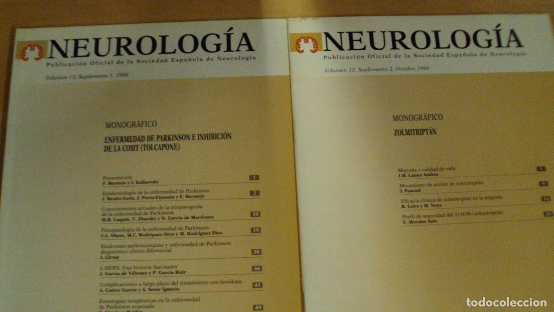 Libros: NEUROLOG&Iacute;A . Vol 13 SUPLEMENTOS (1) (2) - Foto 1