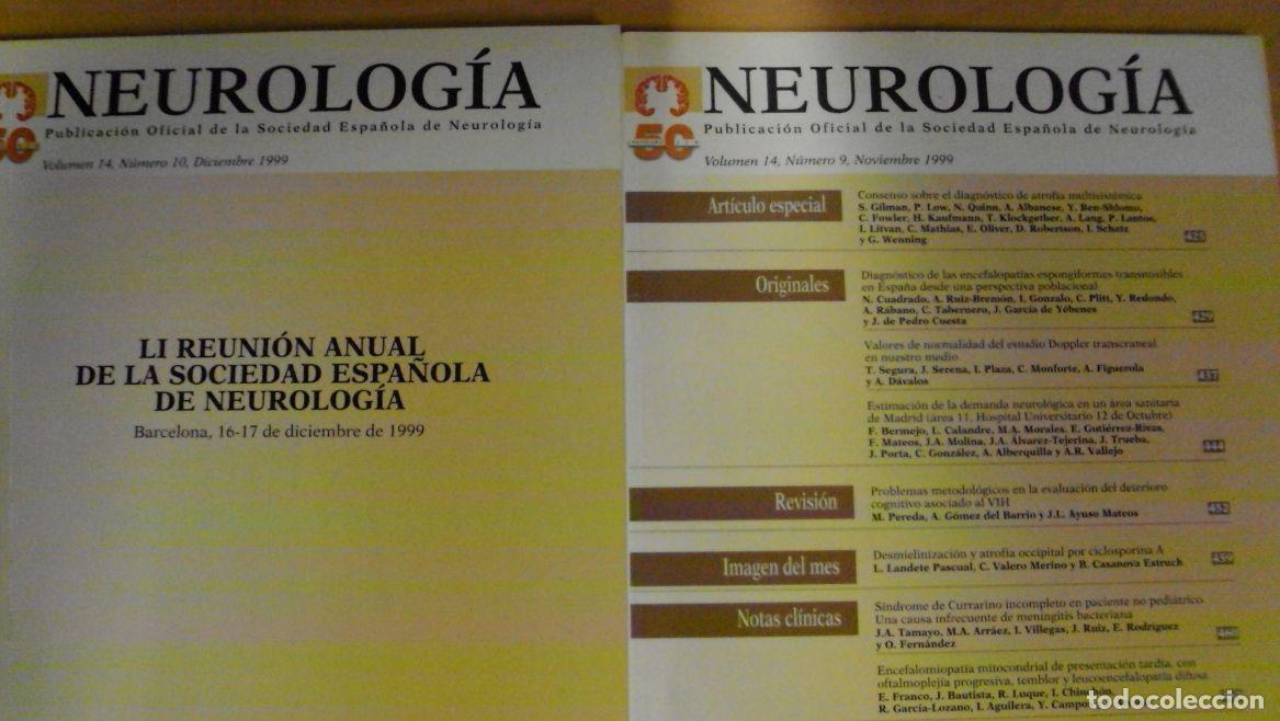 Libros: NEUROLOG&Iacute;A. Vol 14 (10) (9) - Foto 1