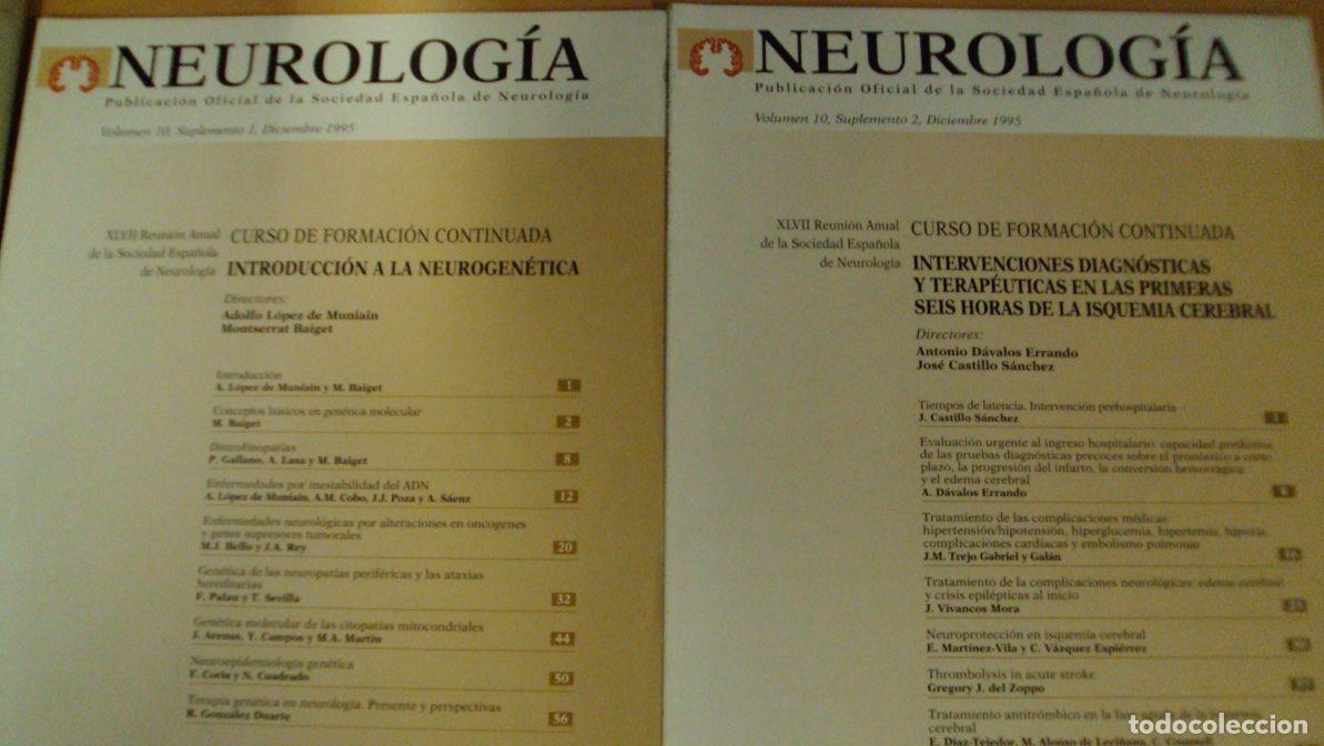 Libros: NEUROLOG&Iacute;A. Vol 10 SUPLEMENTO (1) (2) - Foto 1