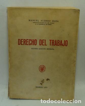 Libros: DERECHO DEL TRABAJO - MANUEL ALONSO OLEA - Foto 1