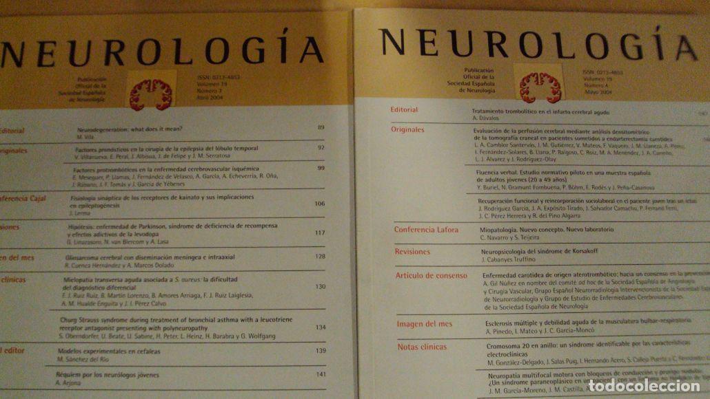 Libros: NEUROLOG&Iacute;A. Vol 19 (3) (4) - Foto 1
