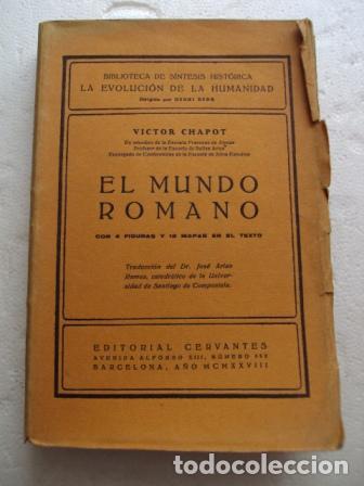 Libros: EL MUNDO ROMANO - VICTOR CHAPOT - Foto 1